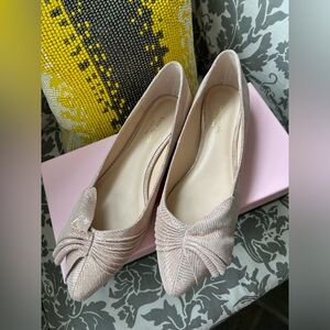 NWOT New Kate Spade Nance flats size 9 rose gold